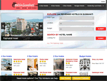 Tablet Screenshot of hotelsinguwahati.com